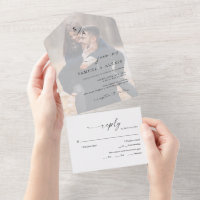 Mariage photo minimaliste de monogramme élégant mo