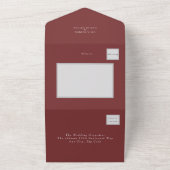 Invitation Tout En Un Mariage photo moderne de Bourgogne (Dehors)