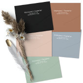 Invitation Tout En Un Mariage photo Sage Green QR Code