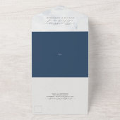 Invitation Tout En Un Mariage Rustique Chic Tout En Un (Dehors)