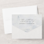 Invitation Tout En Un Mariage Rustique Chic Tout En Un (Verso)