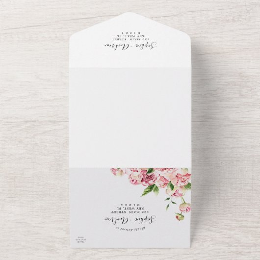 Invitation Tout En Un Mariage Tout en un (Dehors)
