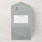 Invitation Tout En Un Mariage Tropical Eucalyptus Succulents (Dehors)
