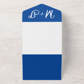 Invitation Tout En Un Médias sociaux modernes Thème QR Code Mariage (Dehors)