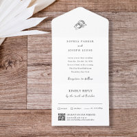 Mini-fer à cheval | Code QR mariage