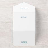 Invitation Tout En Un Moderne Simple Be Merry Typographie 1 Photo (Dehors)