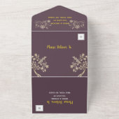 Invitation Tout En Un Mystique ・ Tous en un mariage Inviter (Dehors)