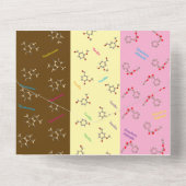 Invitation Tout En Un Napolitain Ice Cream Chimie Parti scientifique (Verso)