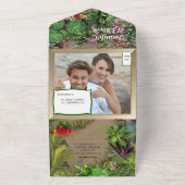 Invitation Tout En Un Nature intérieure et extérieure en fleurs (Dehors)