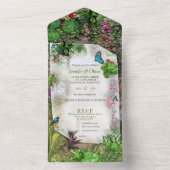 Invitation Tout En Un Nature intérieure et extérieure en fleurs (À l'intérieur)