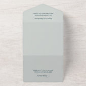 Invitation Tout En Un Nautical Lace Gannets Beach Wedding (Dehors)