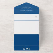 Invitation Tout En Un Newport Rhode Island Mariage élégant (Dehors)