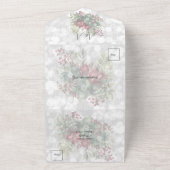 Invitation Tout En Un Noël Floral Mariage (Dehors)