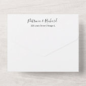 Invitation Tout En Un Notre Aventure Commence Le Mariage Tout En Un (Verso)