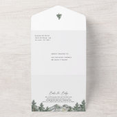 Invitation Tout En Un Oh Boy Adventure Await Forest Boy Baby shower (Dehors)