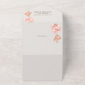 Invitation Tout En Un Ours De Bébé, Ours En Teddy, Ballons Roses, Baby s (Dehors)