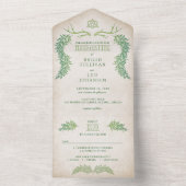 Invitation Tout En Un Pagan Handfasting Mariage (À l'intérieur)