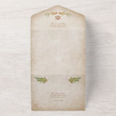Invitation Tout En Un Pagan Handfasting Mariage (Dehors)