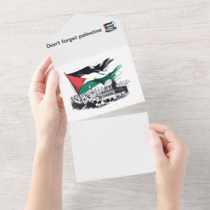 Invitation Tout En Un Palestine libre de l'aqsa