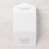 Invitation Tout En Un Pampas Grass Bohemian Boho Wedding RSVP (Dehors)