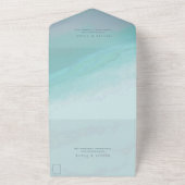 Invitation Tout En Un Pampas Grass Ocean Beach Wedding (Dehors)