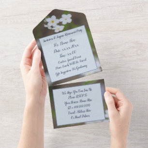 Invitation Tout En Un Papier du Parti de la retraite