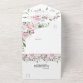 Invitation Tout En Un Paradis floral rose (Dehors)