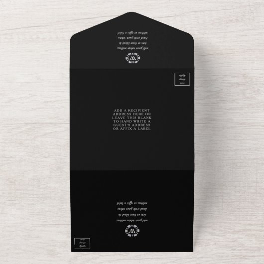 Invitation Tout En Un Parties scintillant en argent Monogram Poker Chip  (Dehors)