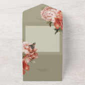 Invitation Tout En Un Pâtes rustiques et tourterelles rouillées lors du  (Dehors)