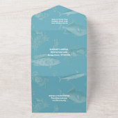 Invitation Tout En Un Pêche Adulte À Thème Anniversaire (Dehors)