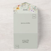 Invitation Tout En Un Pépites de fleurs de printemps Fleurs de soleil (Dehors)