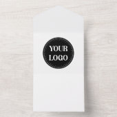 Invitation Tout En Un Personnalisé, élégant, moderne et minimal (À l'intérieur)