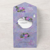 Invitation Tout En Un Pery Peri Aquarelle Roses & Tulipes Tout En Un (Dehors)