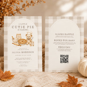 Invitation Tout en Un Petit Chou à la Crème Fait la Fête de N