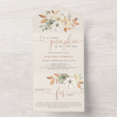 Invitation Tout En Un Petit Citrouille Automne Livres d'automne pour béb (À l'intérieur)