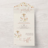 Invitation Tout En Un Petit Citrouille Autumn Diaper Raffle (À l'intérieur)