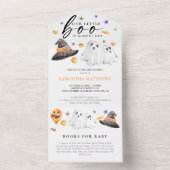 Invitation Tout En Un Petit livre Halloween Livres pour bébé (À l'intérieur)