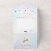 Invitation Tout En Un Petite Fée Baby Girl Douche (Dehors)