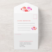 Invitation Tout En Un Photo anniversaire du mariage Inséparable avec RSV (Dehors)