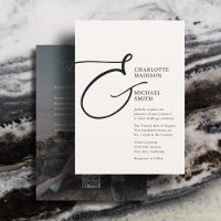 Tout En Un Photo De Mariage Élégant Ampersand Ivoi