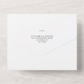 Invitation Tout En Un Photo Overlay Nom de l'invité Adresses QR Code Mar (Verso)