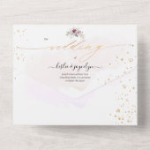 Invitation Tout En Un PixDezines Roses Roses Roses Roses Roses Roses Mau (Verso)