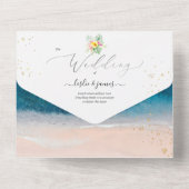 Invitation Tout En Un PixDezines Tropical Paradise Beach Event (Verso)