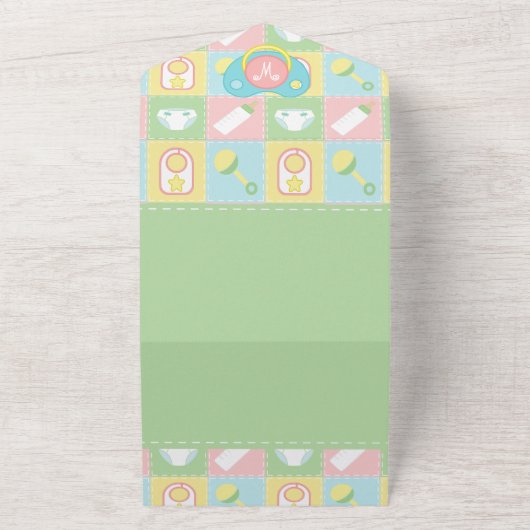 Invitation tout-en-un pour bébé (Dehors)