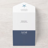 Invitation tout-en-un pour une Baby Shower Under t (Dehors)