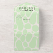 Invitation Tout En Un Preggosaurus Cute Funny Dinosaur Baby shower (Dehors)