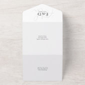 Invitation Tout En Un Puis et maintenant 2 Photo 70e anniversaire Mariag (Dehors)