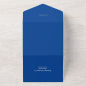 Invitation Tout En Un Qr Code Destination Grèce Santorin Mariage (Dehors)