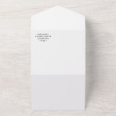 Invitation Tout En Un Rencontrez-Nous Dans La Forêt Boisée Mariage Extér (Dehors)