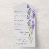 Invitation Tout En Un Ressorts en cuir simples (À l'intérieur)